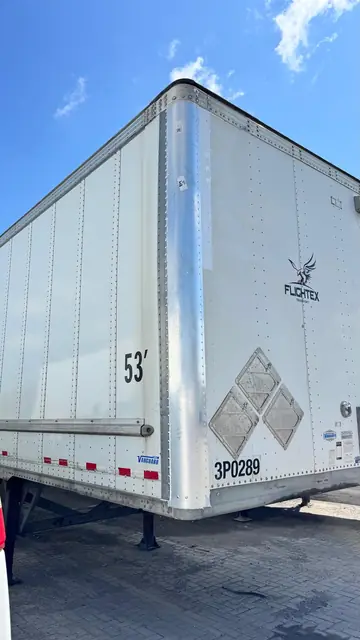 53' dry van — side & rear repair
