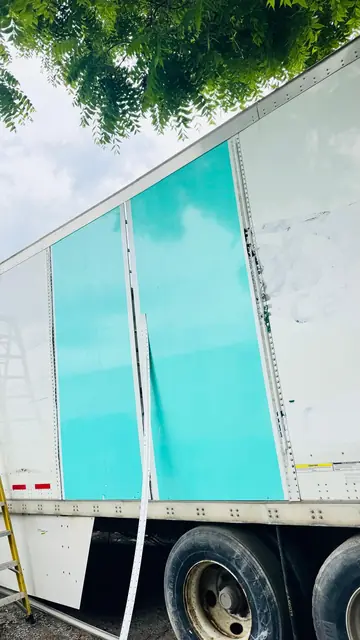 Reefer side panels replaced