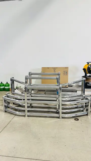 Aluminum deer guards ready to fit