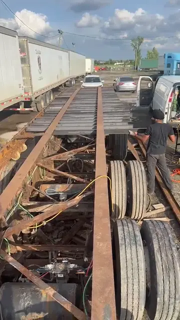 Car hauler frame rebuild