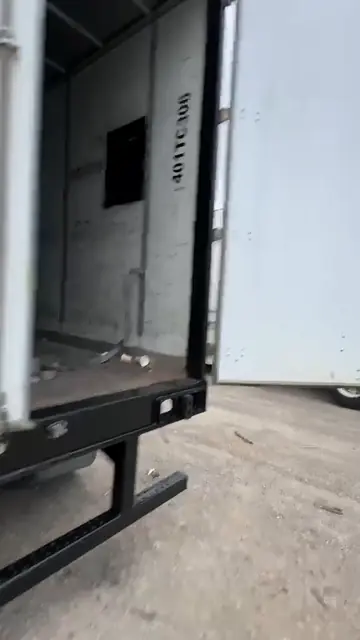 Dry van doors and rear frame
