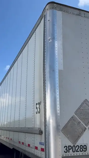 53' dry van walkaround after repair