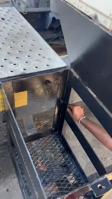 Step and battery box